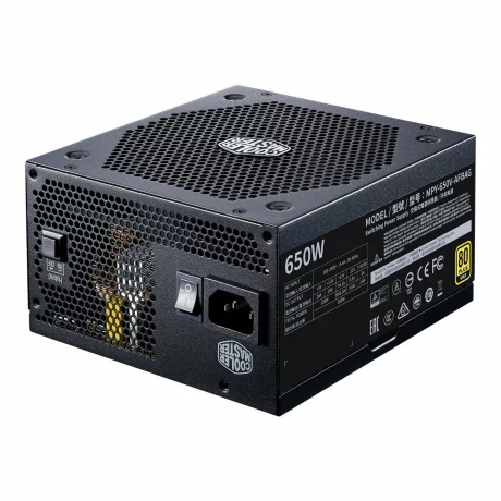 SURSA COOLER MASTER  650W (real), V650 Gold V2, silent FDB fan 135mm, 80 Plus Gold, 4x PCI-E (6+2), 8x S-ATA, modulara &quot;MPY-650V-AFBAG-EU&quot;
