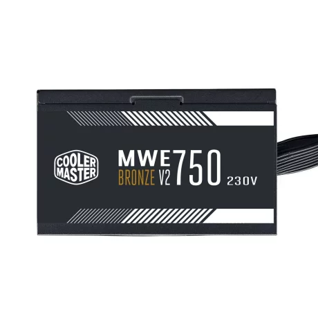 SURSA COOLER MASTER  750W (real), MWE 750 Bronze 230V V2, silent HDB fan 120mm, 80 Plus, 4x PCI-E (6+2), 6x S-ATA &quot;MPE-7501-ACABW-BEU&quot;