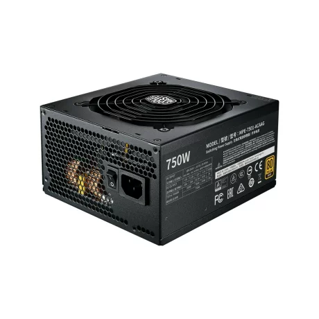 SURSA COOLER MASTER  750W (real), MWE Gold 750 V2, silent HDB fan 120mm, 80 Plus Gold, 4x PCI-E (6+2), 12x S-ATA, modulara &quot;MPE-7501-AFAAG-EU&quot;