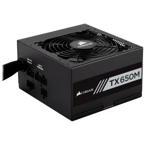 SURSA CORSAIR TX650M, 650 W, semi-modulara, ATX 12V V2.4, fan 120 mm x 1, 80 Plus Gold, &quot;CP-9020132-EU&quot;