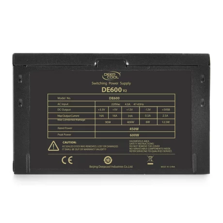 SURSA DeepCool 450W (real), fan 120mm PWM, CircuitShield# - protectii OVP/UVP/SCP/OPP, 1x PCI-E (6+2), 4x S-ATA &quot;DE600 V2&quot;