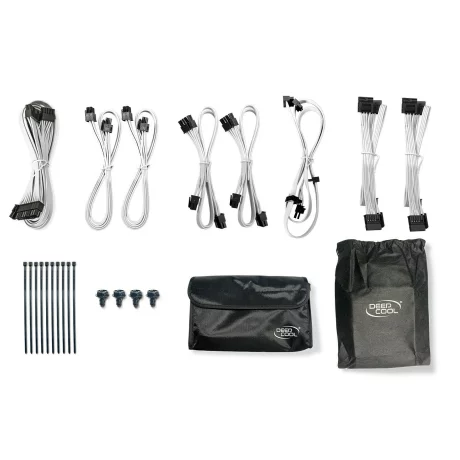 SURSA DeepCool 750W (real), modulara, fan 120mm PWM, 80 Plus Gold, 87~90% eficienta, 4x PCI-E (6+2),  8x S-ATA &quot;DQ750-M V2 WHITE&quot;