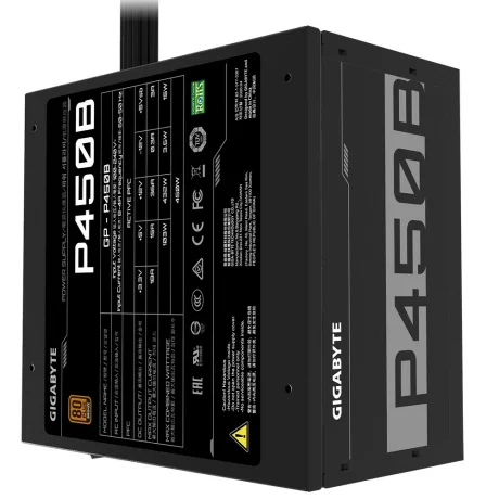 SURSA GIGABYTE , 450 W, ATX 12V V2.31, fan 120 mm x 1, 80 Plus Bronze, &quot;GP-P450B&quot;