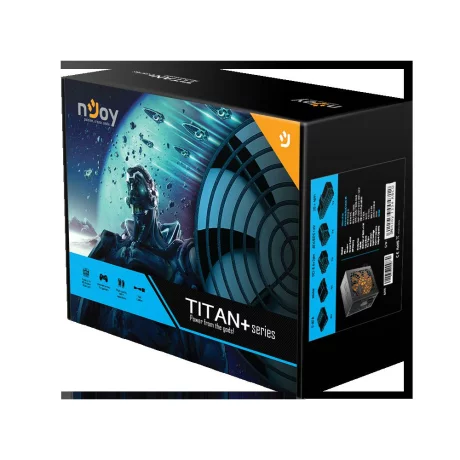 SURSA NJOY  TITAN+, 700 W, ATX 12V V2.3, fan 120 mm x 1, 80 PLUS Bronze - compatibila, &quot;PSAT5070A20CUCO01B&quot;
