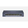 SWITCH 8PORTURI 2XHIPOE 6XPOE UNMANAGED