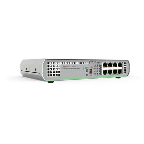 SWITCH ALLIED TELESIS, GS910/8, porturi Gigabit x 8, unmanaged, carcasa metalica, &quot;AT-GS910/8-50&quot;