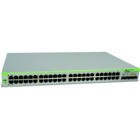 SWITCH ALLIED TELESIS, GS950/48, 10/100 x 48, SFP x 4, managed, rackabil, carcasa metalica, &quot;AT-GS950/48-50&quot;