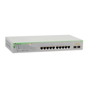 SWITCH ALLIED TELESIS, GS950/10PS, porturi Gigabit x 10, SFP x 2, managed, rackabil, carcasa metalica, &quot;AT-GS950/10PS-50&quot;