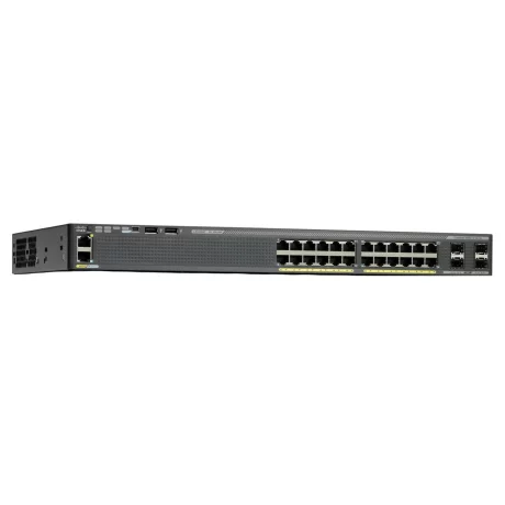 SWITCH PoE CISCO, &quot;Catalyst 2960-X 24&quot;port Gigabit x 24, SFP SFP x 4, managed, rackabil, carcasa metalica, &quot;WS-C2960X-24PS-L&quot;