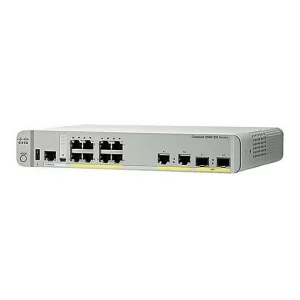 SWITCH CISCO, Catalyst 3560CX-8PC-S, porturi Gigabit x 8, SFP x 2, managed, rackabil, carcasa metalica, &quot;WS-C3560CX-8PC-S&quot;