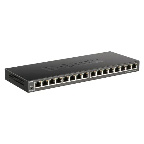 SWITCH D-LINK 16 porturi Gigabit. carcasa metalica, &quot;DGS-1016S&quot; (include timbru verde 1.5 lei)