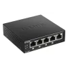 SWITCH D-LINK  5 porturi Gigabit, 4 porturi POE, carcasa metal. &quot;DGS-1005P&quot;(include timbru verde 1.5 lei)