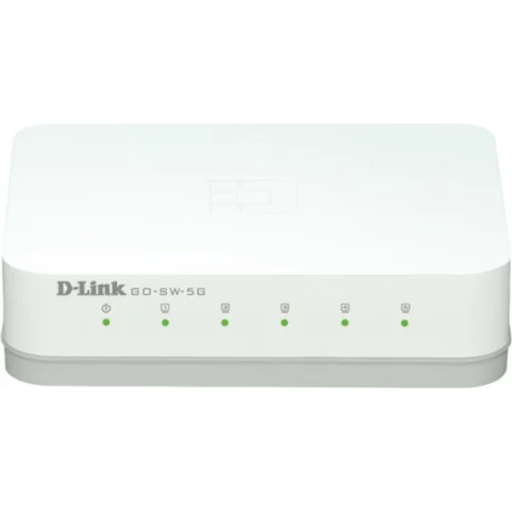 SWITCH D-LINK  5 porturi Gigabit, carcasa plastic, &quot;GO-SW-5G&quot; (include timbru verde 1.5 lei)