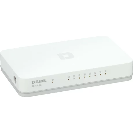 SWITCH D-LINK  8 porturi Gigabit, carcasa plastic, &quot;GO-SW-8G&quot; (include timbru verde 1.5 lei)