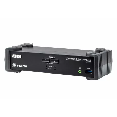 SWITCH KVM ATEN, 2-Port USB3.0 4K HDMI KVMP Switch &quot;CS1822-AT-G&quot;