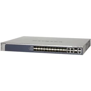 SWITCH NETGEAR, GSM7328FS-200NES ProSafe, porturi Gigabit x 24, SFP x 4, managed, rackabil, carcasa metalica, &quot;GSM7328FS-200NES&quot;