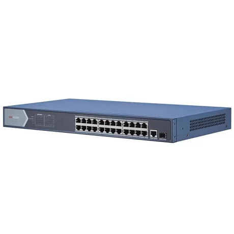 SWITCH PoE HIKVISION,  port Gigabit x 24, SFP SFP x 1, managed, rackabil, carcasa metalica, &quot;DS-3E0526P-E&quot;