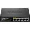 SWITCH PoE D-LINK  5 porturi 10/100Mbps (1 PoE), IEEE 802.3af, carcasa metalica, &quot;DES-1005P&quot; (include timbru verde 1.5 lei)