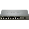 SWITCH PoE D-LINK  8 porturi 10/100Mbps (4 PoE), IEEE 802.3af, carcasa metalica, &quot;DES-1008PA&quot; (include timbru verde 1.5 lei)