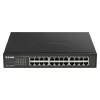 SWITCH PoE D-LINK Smart 24 porturi Gigabit (12 PoE), IEEE 802.3af/at, carcasa metalica, rackabil, &quot;DGS-1100-24PV2&quot; (include timbru verde 1.5 lei)