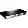 SWITCH PoE D-LINK Smart 24 porturi Gigabit (24 PoE) +  4 porturi combo SFP, IEEE 802.3af/at, carcasa metalica. &quot;DGS-1210-28P&quot;(include timbru verde 1.5 lei)