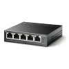 SWITCH PoE TP-LINK  5 porturi Gigabit (4 PoE+), IEEE 802.3af, carcasa metalica &quot;TL-SG1005LP&quot; (include timbru verde 1.5 lei)