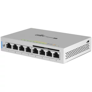 SWITCH PoE UBIQUITI, &quot;UNIFI SWITCH 8&quot;port Gigabit x 8, unmanaged, nerackabil, carcasa metalica, &quot;US-8-60W-EU&quot;