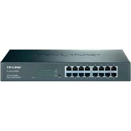 SWITCH TP-LINK 16 porturi Gigabit, carcasa metalica, rackabil &quot;TL-SG1016DE&quot; (include timbru verde 1.5 lei)