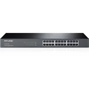 SWITCH TP-LINK 24 porturi Gigabit, carcasa metalica, rackabil TL-SG1024 (include timbru verde 1.5 lei)