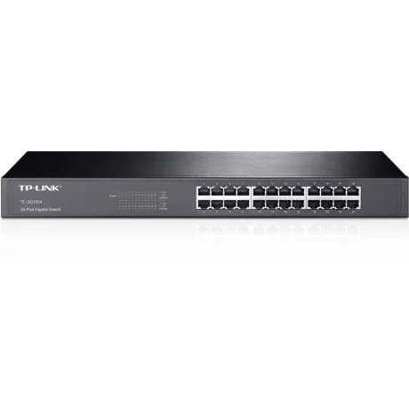 SWITCH TP-LINK 24 porturi Gigabit, carcasa metalica, rackabil TL-SG1024 (include timbru verde 1.5 lei)