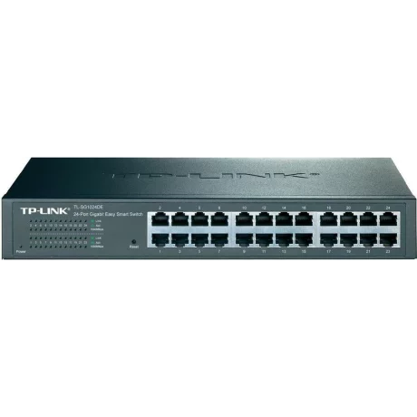 SWITCH TP-LINK 24 porturi Gigabit, carcasa metalica, rackabil &quot;TL-SG1024DE&quot; (include timbru verde 1.5 lei)