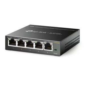 SWITCH TP-LINK  5 porturi Gigabit. carcasa metalica &quot;TL-SG105S&quot; (include timbru verde 1.5 lei)