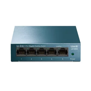 SWITCH TP-LINK  5 porturi Gigabit LiteWave carcasa metalica &quot;LS105G&quot; (include timbru verde 1.5 lei)