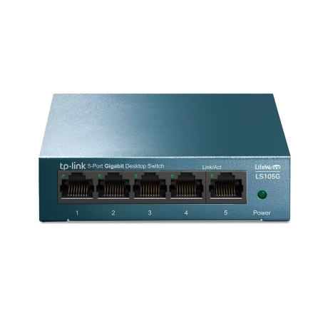 SWITCH TP-LINK  5 porturi Gigabit LiteWave carcasa metalica LS105G