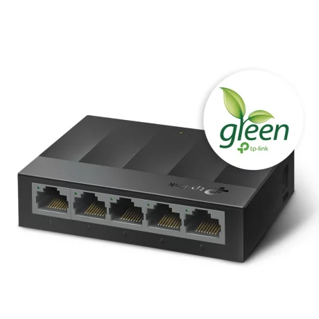 SWITCH TP-LINK  5 porturi Gigabit LiteWave, fanless &quot;LS1005G&quot; (include timbru verde 1.5 lei)