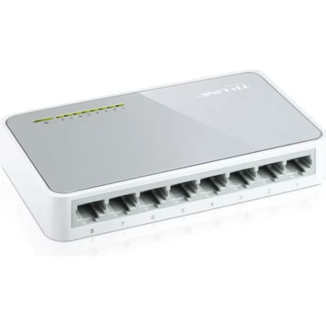 SWITCH TP-LINK  8 porturi 10/100Mbps, carcasa plastic TL-SF1008D (include timbru verde 1.5 lei)