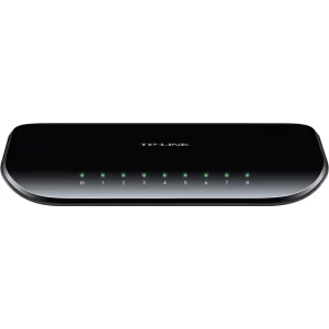 SWITCH TP-LINK  8 porturi Gigabit, carcasa plastic TL-SG1008D (include timbru verde 1.5 lei)