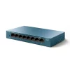 SWITCH TP-LINK  8 porturi Gigabit LiteWave carcasa metalica &quot;LS108G&quot; (include timbru verde 1.5 lei)