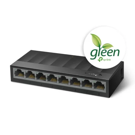 SWITCH TP-LINK  8 porturi Gigabit LiteWave, fanless &quot;LS1008G&quot; (include timbru verde 1.5 lei)