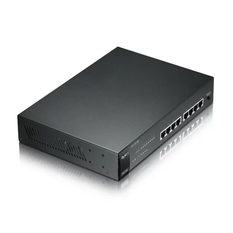 SWITCH PoE ZYXEL, &quot;ES1100-8&quot;port 10/100 x 8, unmanaged, rackabil, carcasa metalica, &quot;ES1100-8P-EU0102F&quot;