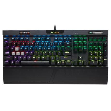 TASTATURA CORSAIR - gaming, &quot;K70&quot;, cu fir, 104 taste, format standard , mecanica, switch Cherry MX Silent, USB, negru, &quot;CH-9109013-NA&quot; (include TV 0.75 lei)