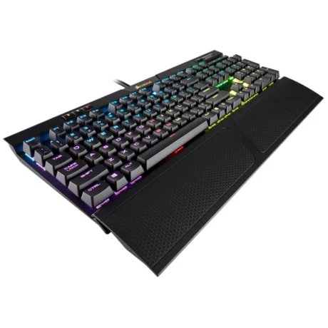 TASTATURA CORSAIR - gaming, &quot;K70&quot;, cu fir, 104 taste, format standard , mecanica, switch Cherry MX Silent, USB, negru, &quot;CH-9109013-NA&quot; (include TV 0.75 lei)