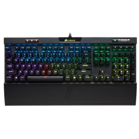 TASTATURA CORSAIR - gaming, &quot;K70&quot;, cu fir, 104 taste, format standard , mecanica, switch Cherry MX Silent, USB, negru, &quot;CH-9109013-NA&quot; (include TV 0.75 lei)