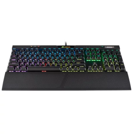 TASTATURA CORSAIR - gaming, &quot;K70&quot;, cu fir, 104 taste, format standard , mecanica, switch Cherry MX Silent, USB, negru, &quot;CH-9109013-NA&quot; (include TV 0.75 lei)