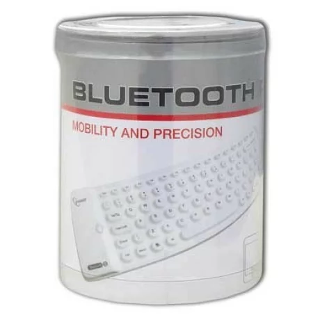 TASTATURA GEMBIRD, wireless, 81 taste format TKL (fara keypad), Bluetooth, alb, &quot;KB-BTF1-W-US&quot; (include TV 0.75 lei)