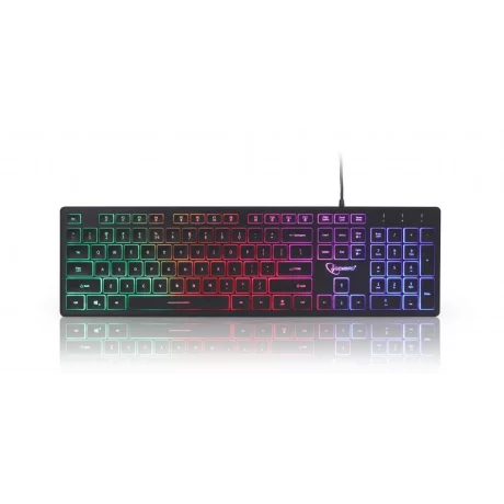 Tastatura cu fir GEMBIRD Rainbow KB-UML-01