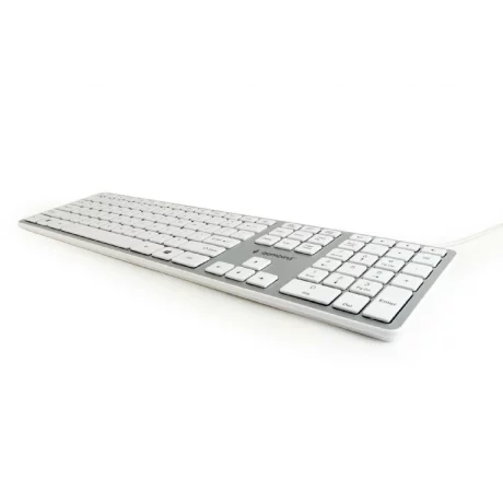 TASTATURA GEMBIRD USB, multimedia 104 taste + 5 taste multimedia, &quot;Chocolate&quot; type keys, white &quot;KB-MCH-02-W&quot;  (include TV 0.75 lei)