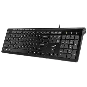 TASTATURA GENIUS USB, 104 taste (chocolate style), black, &quot;SLIMSTAR 230&quot; &quot;31310010400&quot;  (include TV 0.75 lei)