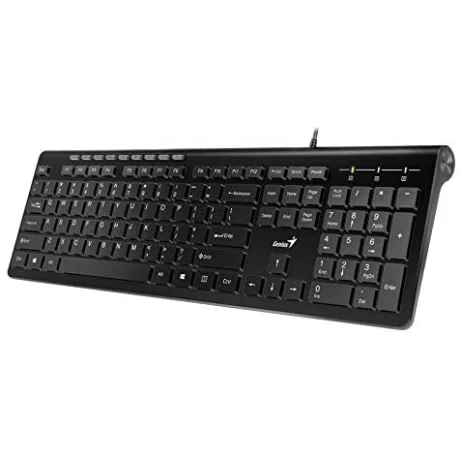 TASTATURA GENIUS USB, 104 taste (chocolate style), black, &quot;SLIMSTAR 230&quot; &quot;31310010400&quot;  (include TV 0.75 lei)