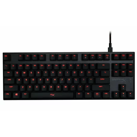 TASTATURA KINGSTON - gaming, &quot;HyperX Alloy FPS PRO&quot;, cu fir, 87 taste, format TKL , mecanica, switch Cherry MX Blue, USB, negru, &quot;HX-KB4BL1-US/WW&quot; (include TV 0.75 lei)